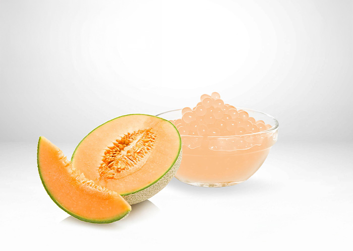 Cantaloupe Popping Boba