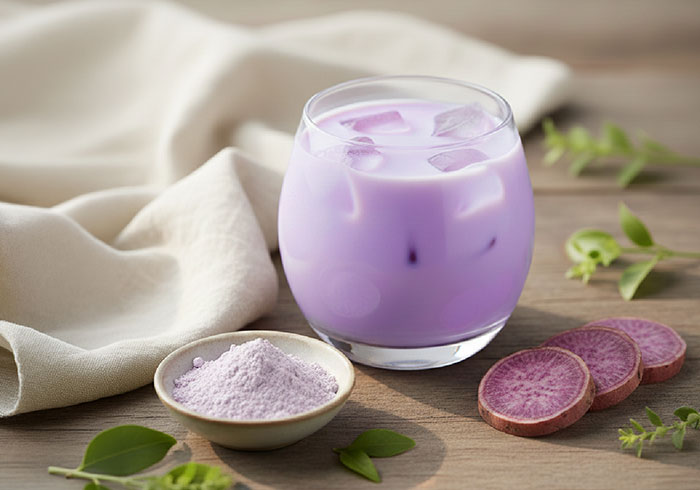 Sweet Purple Sweet Potato Latte
