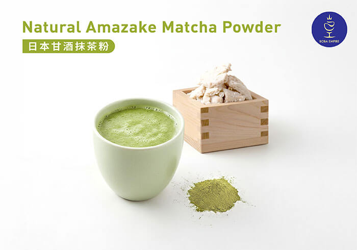 Natural Amazake Matcha Powder
