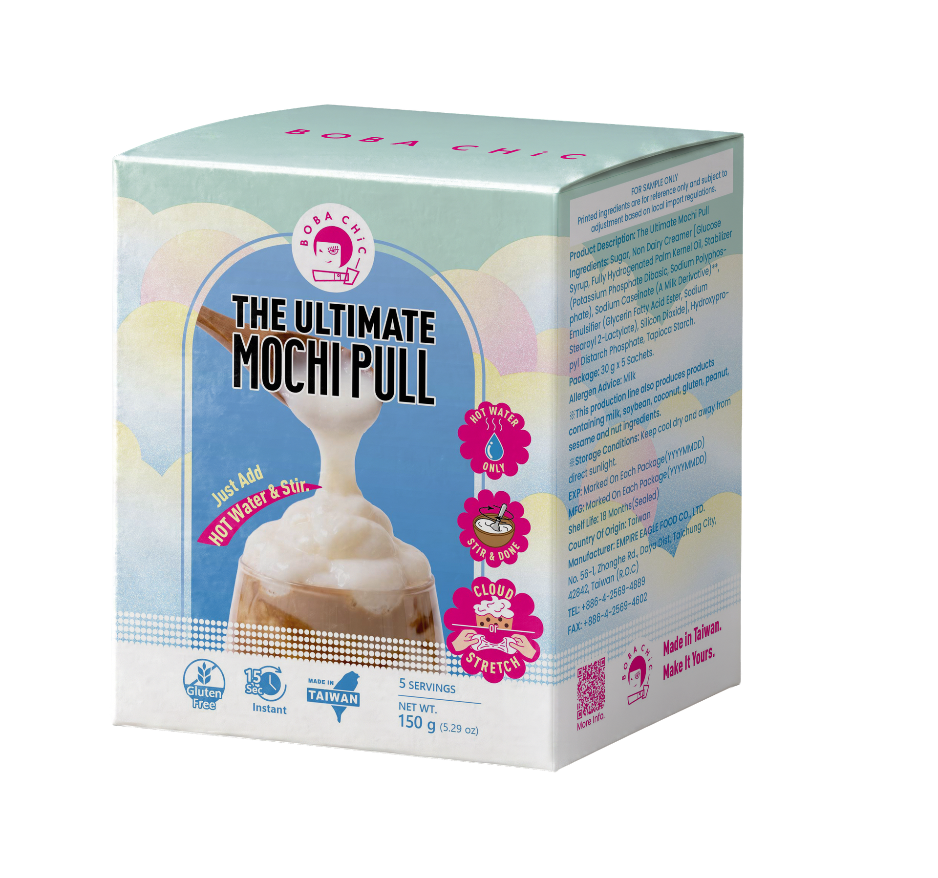 Instant Mochi Powder Supplier | Made in Taiwan | BOBA CHiC